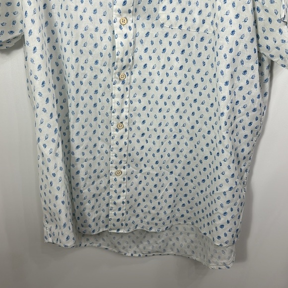 Faherty Breeze Printed short sleeve woven shirt size XL - Picture 3 of 10